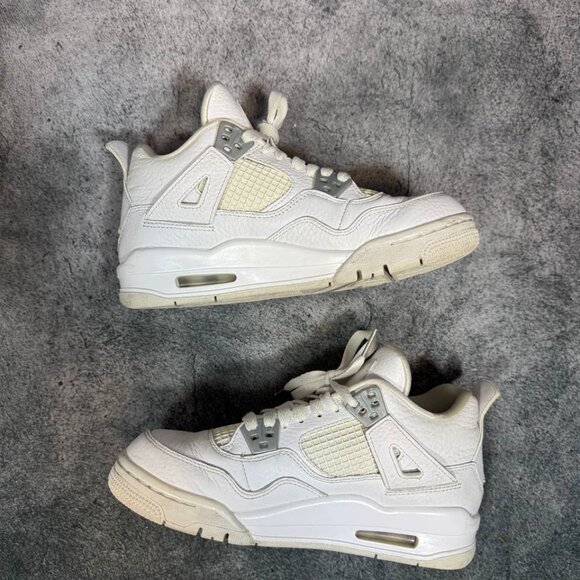Size 4Y | Jordan 4 Pure Monet No Box | Pre-Owned - Picture 6 of 8